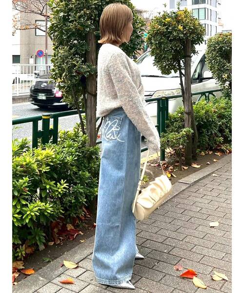 CALNAMUR（カルナムール）の「ファンシーヤーンクラシカルニットカーディガン（カーディガン/ボレロ・レディース・その他1/ブラック/ピンク・FREE）」の20枚目の写真