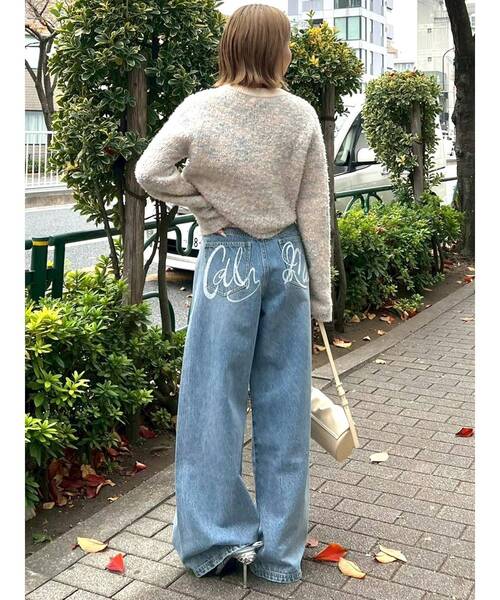 CALNAMUR（カルナムール）の「ファンシーヤーンクラシカルニットカーディガン（カーディガン/ボレロ・レディース・その他1/ブラック/ピンク・FREE）」の19枚目の写真