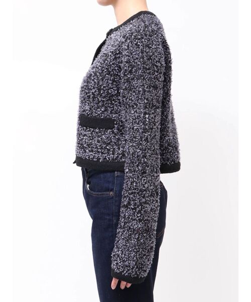 CALNAMUR（カルナムール）の「ファンシーヤーンクラシカルニットカーディガン（カーディガン/ボレロ・レディース・その他1/ブラック/ピンク・FREE）」の17枚目の写真