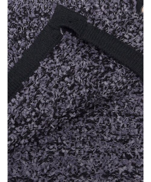 CALNAMUR（カルナムール）の「ファンシーヤーンクラシカルニットカーディガン（カーディガン/ボレロ・レディース・その他1/ブラック/ピンク・FREE）」の11枚目の写真