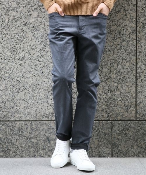 RAGEBLUE（レイジブルー）の「裏起毛スリム5ポケ/709309（その他パンツ・メンズ・キャメル/ブラック/グレー系その他・MEDIUM/SMALL/LARGE）」の2枚目の写真