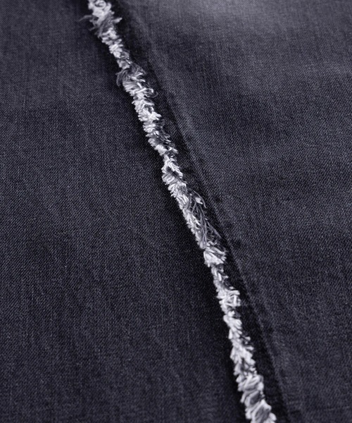 SUPPLIER(サプライヤー)の「SUPPLIER/サプライヤー Curve Switching Baggy Denim Pants フリンジ バギーデニムパンツ(デニムパンツ・メンズ・ブラック・M/L)」の17枚目の写真