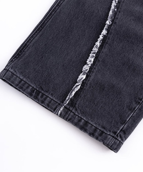 SUPPLIER(サプライヤー)の「SUPPLIER/サプライヤー Curve Switching Baggy Denim Pants フリンジ バギーデニムパンツ(デニムパンツ・メンズ・ブラック・M/L)」の18枚目の写真