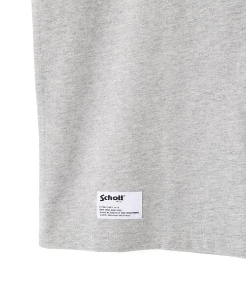 schott（ショット）の「Schott/ショット/TRUST RUST RINGER T-SHIRT/トラスト ラスト リンガー Tシャツ（Tシャツ/カットソー・メンズ・ネイビー/ブラック・2XL/XL/L/M）」の14枚目の写真