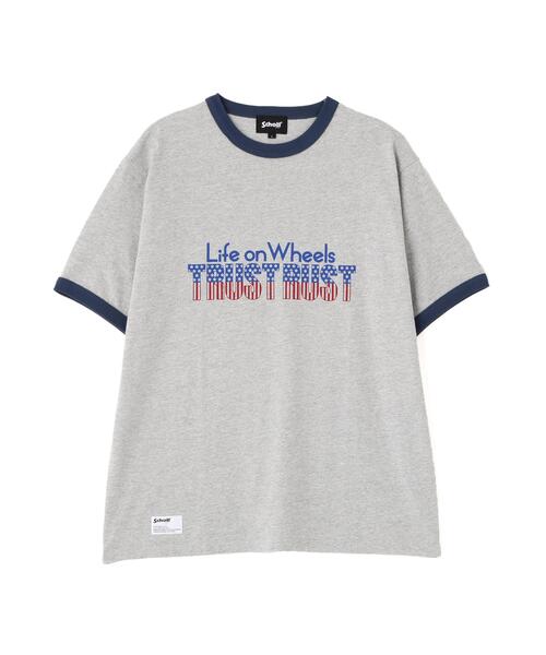 schott（ショット）の「Schott/ショット/TRUST RUST RINGER T-SHIRT/トラスト ラスト リンガー Tシャツ（Tシャツ/カットソー・メンズ・ネイビー/ブラック・2XL/XL/L/M）」の18枚目の写真