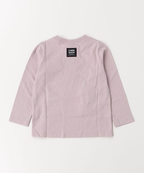 CHEEK ROOM（チークルーム）の「CHEEK ROOM/チークルーム キッズセットロングＴシャツ（Tシャツ/カットソー・キッズ・アイボリー/サックスブルー/ラベンダー・120cm/130cm/80ｃｍ/90cm/100cm/110cm）」の4枚目の写真