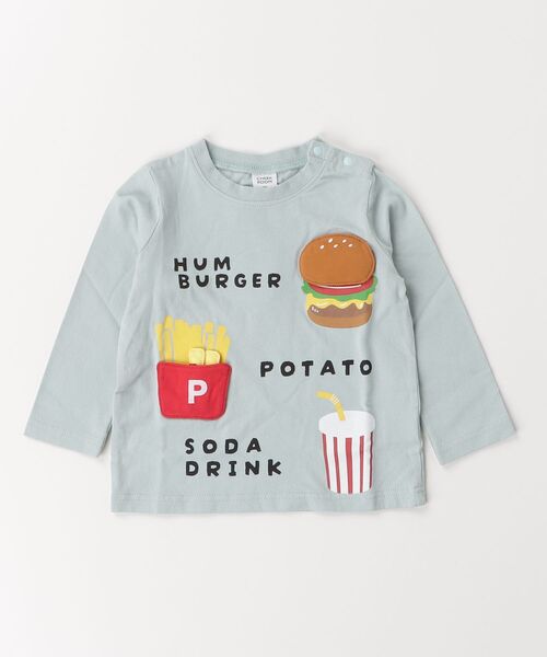 CHEEK ROOM（チークルーム）の「CHEEK ROOM/チークルーム キッズセットロングＴシャツ（Tシャツ/カットソー・キッズ・アイボリー/サックスブルー/ラベンダー・120cm/130cm/80ｃｍ/90cm/100cm/110cm）」の21枚目の写真