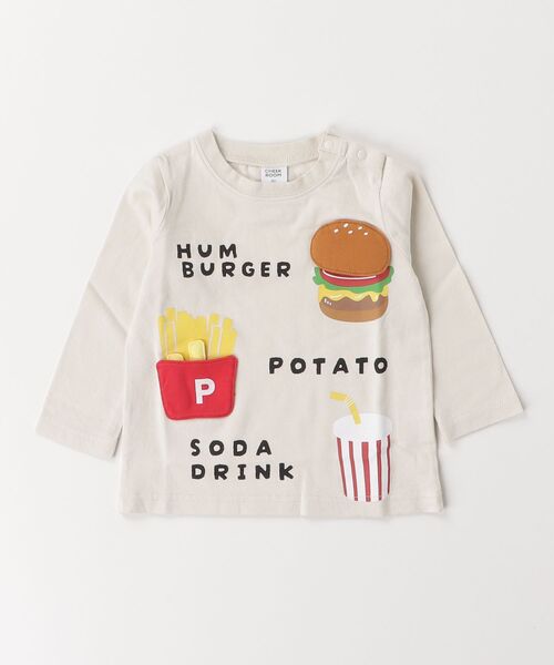 CHEEK ROOM（チークルーム）の「CHEEK ROOM/チークルーム キッズセットロングＴシャツ（Tシャツ/カットソー・キッズ・アイボリー/サックスブルー/ラベンダー・120cm/130cm/80ｃｍ/90cm/100cm/110cm）」の22枚目の写真