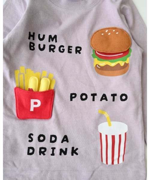 CHEEK ROOM（チークルーム）の「CHEEK ROOM/チークルーム キッズセットロングＴシャツ（Tシャツ/カットソー・キッズ・アイボリー/サックスブルー/ラベンダー・120cm/130cm/80ｃｍ/90cm/100cm/110cm）」の17枚目の写真