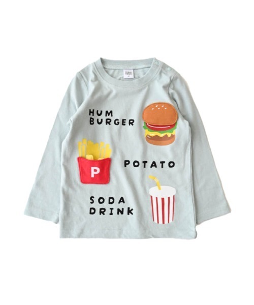 CHEEK ROOM（チークルーム）の「CHEEK ROOM/チークルーム キッズセットロングＴシャツ（Tシャツ/カットソー・キッズ・アイボリー/サックスブルー/ラベンダー・120cm/130cm/80ｃｍ/90cm/100cm/110cm）」の10枚目の写真