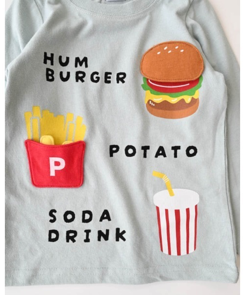 CHEEK ROOM（チークルーム）の「CHEEK ROOM/チークルーム キッズセットロングＴシャツ（Tシャツ/カットソー・キッズ・アイボリー/サックスブルー/ラベンダー・120cm/130cm/80ｃｍ/90cm/100cm/110cm）」の19枚目の写真