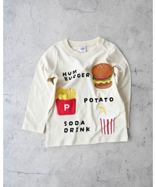 CHEEK ROOM（チークルーム）の「CHEEK ROOM/チークルーム キッズセットロングＴシャツ（Tシャツ/カットソー・キッズ・アイボリー/サックスブルー/ラベンダー・120cm/130cm/80ｃｍ/90cm/100cm/110cm）」の11枚目の写真