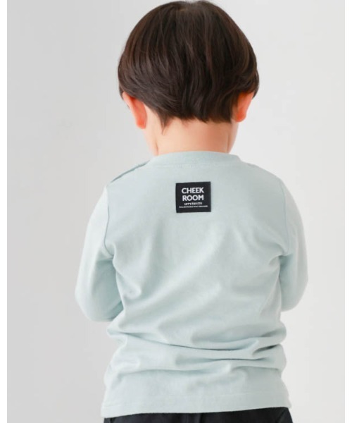 CHEEK ROOM（チークルーム）の「CHEEK ROOM/チークルーム キッズセットロングＴシャツ（Tシャツ/カットソー・キッズ・アイボリー/サックスブルー/ラベンダー・120cm/130cm/80ｃｍ/90cm/100cm/110cm）」の8枚目の写真
