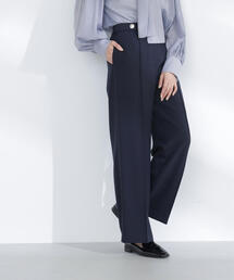 NATURAL BEAUTY BASIC | ◇ゴールドボタンワイドパンツ(その他パンツ)