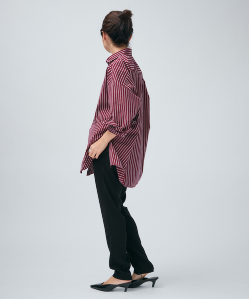 VERMEIL par iena（ヴェルメイユパーイエナ）の「TICCA ティッカ 別注スクエアビッグシャツ uni 0261401012（シャツ/ブラウス・レディース・A/ブラウン・FREE）」の14枚目の写真