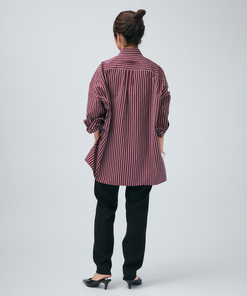 VERMEIL par iena（ヴェルメイユパーイエナ）の「TICCA ティッカ 別注スクエアビッグシャツ uni 0261401012（シャツ/ブラウス・レディース・A/ブラウン・FREE）」の15枚目の写真