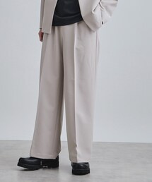 tk.TAKEO KIKUCHI | 【セットアップ対応】360度ストレッチ ワイドストレートパンツ(その他パンツ)