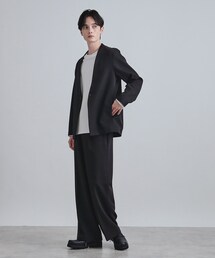 tk.TAKEO KIKUCHI（ティーケータケオキクチ）の「【セットアップ対応】360度ストレッチ ワイドストレートパンツ（その他パンツ）」