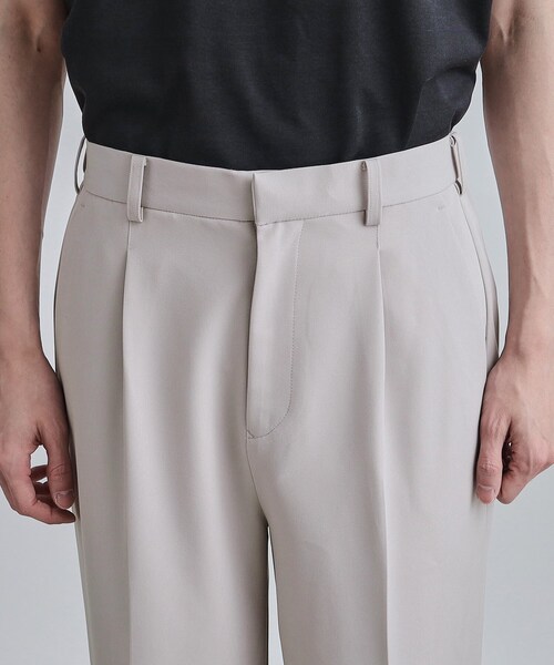 tk.TAKEO KIKUCHI（ティーケータケオキクチ）の「【セットアップ対応】360度ストレッチ ワイドストレートパンツ（その他パンツ・メンズ・ブルー/ブラック/ライトグレー・01/02/03）」の20枚目の写真