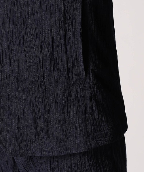 NICOLE CLUB FOR MEN（ニコルクラブフォーメン）の「エステルクレープ スタンドカラーカヴァーオールジャケット（その他アウター・メンズ・ブラック/ネイビー/ベージュ/シルバーグレー・XX-LARGE/X-LARGE/LARGE/MEDIUM）」の13枚目の写真