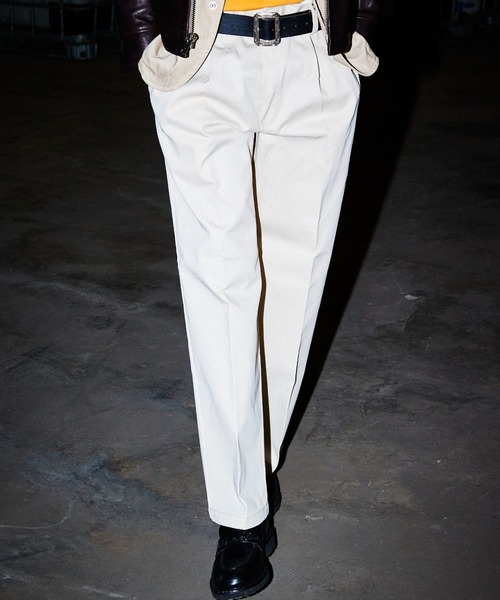 schott（ショット）の「Schott×DICKIES/ショット×ディッキーズ/TC WORK PANTS/TC ワークパンツ（チノパンツ・メンズ・ホワイト/ブラック/ブラウン/その他3・36/34/32/30）」の4枚目の写真