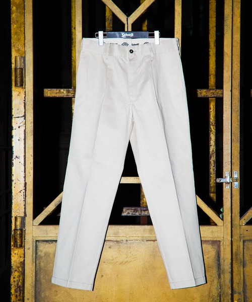 schott（ショット）の「Schott×DICKIES/ショット×ディッキーズ/TC WORK PANTS/TC ワークパンツ（チノパンツ・メンズ・ホワイト/ブラック/ブラウン/その他3・36/34/32/30）」の12枚目の写真