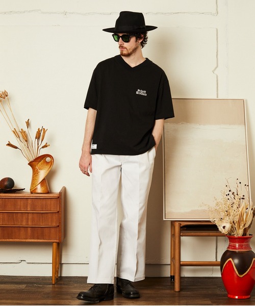 schott（ショット）の「Schott×DICKIES/ショット×ディッキーズ/TC WORK PANTS/TC ワークパンツ（チノパンツ・メンズ・ホワイト/ブラック/ブラウン/その他3・36/34/32/30）」の17枚目の写真
