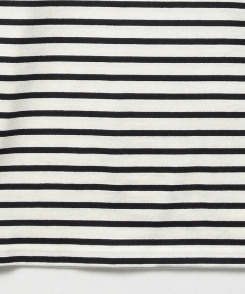 Ray BEAMS（レイビームス）の「Ray BEAMS / ボーダー ヨーク フリル クルーネック（Tシャツ/カットソー・レディース・オフホワイト/ネイビー・ONE SIZE）」の16枚目の写真