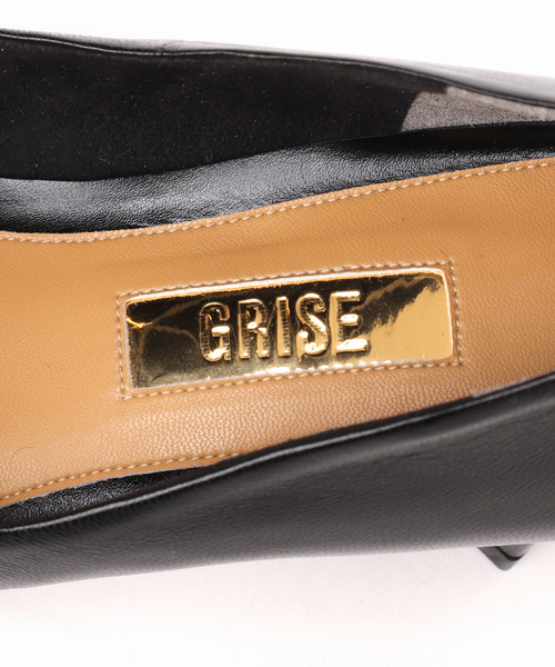 GRISE(グリーズ)の「《追加》GRISE5cmレザーARTYアシメカットパンプス(パンプス・レディース・シルバー/ブラック・23cm/22.5cm/22cm/25cm/24.5cm/24cm/23.5cm)」の15枚目の写真