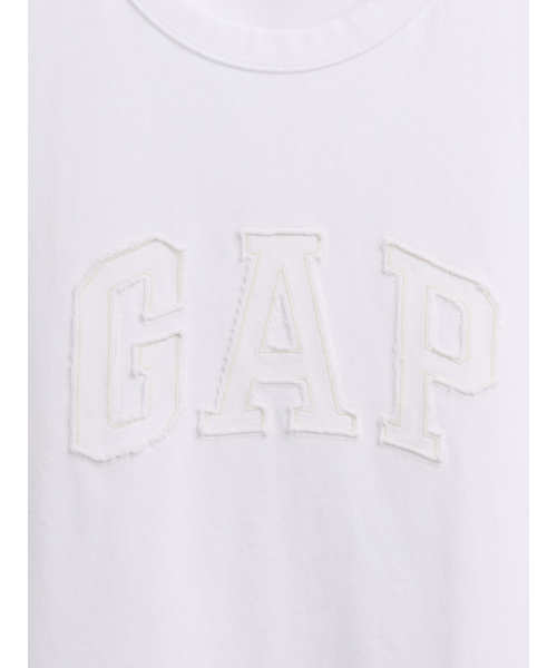 GAP(ギャップ)の「ヘビーウェイト リラックスフィット GAPロゴ クロップドTシャツ(Tシャツ/カットソー・メンズ・ホワイト/グリーン/ネイビー/ブラック/ブルー/ピンク・L/M/XS/S/XL)」の10枚目の写真
