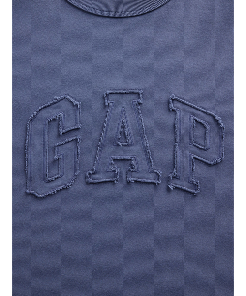 GAP(ギャップ)の「ヘビーウェイト リラックスフィット GAPロゴ クロップドTシャツ(Tシャツ/カットソー・メンズ・ホワイト/グリーン/ネイビー/ブラック/ブルー/ピンク・L/M/XS/S/XL)」の18枚目の写真