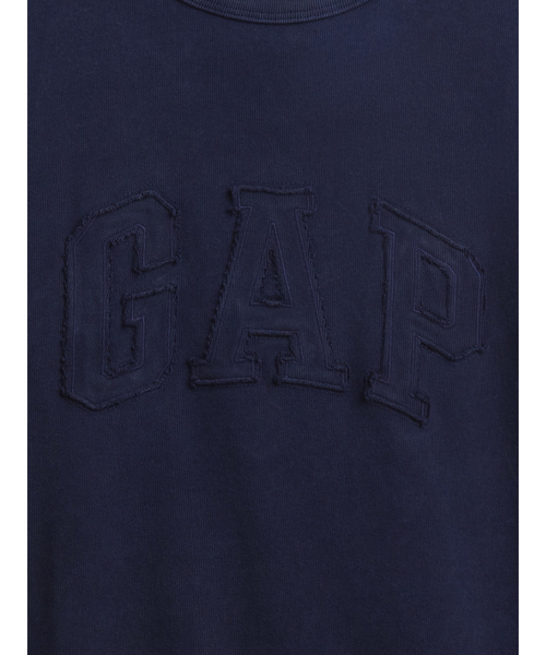 GAP(ギャップ)の「ヘビーウェイト リラックスフィット GAPロゴ クロップドTシャツ(Tシャツ/カットソー・メンズ・ホワイト/グリーン/ネイビー/ブラック/ブルー/ピンク・L/M/XS/S/XL)」の20枚目の写真
