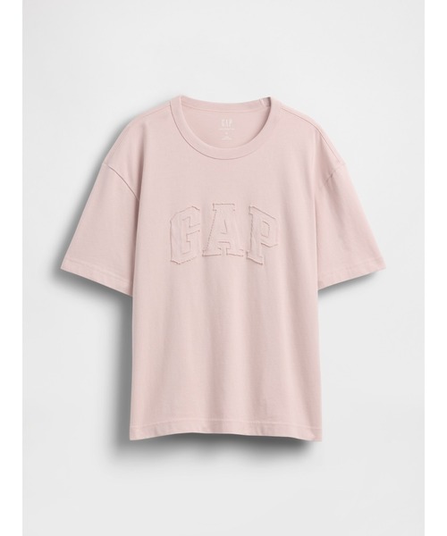 GAP(ギャップ)の「ヘビーウェイト リラックスフィット GAPロゴ クロップドTシャツ(Tシャツ/カットソー・メンズ・ホワイト/グリーン/ネイビー/ブラック/ブルー/ピンク・L/M/XS/S/XL)」の6枚目の写真