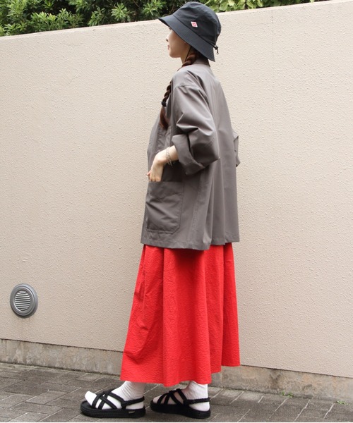 DANTON(ダントン)の「DANTON/ダントン ローンリンクルスカート LAWN WRINKLE SKIRT DT-F0086 UKK(スカート・レディース・イエロー/レッド・38)」の11枚目の写真
