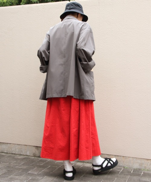 DANTON(ダントン)の「DANTON/ダントン ローンリンクルスカート LAWN WRINKLE SKIRT DT-F0086 UKK(スカート・レディース・イエロー/レッド・38)」の12枚目の写真