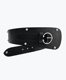 HOLY NUMBER 7（ホーリーナンバーセブン）の「ホーリースターエンブレム牛革ベルト_ブラック（ベルト）」