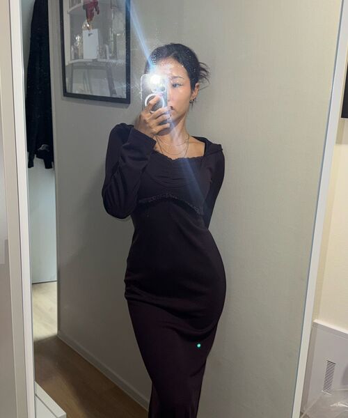 MIMI MONDE(ミミモンド)の「Lace hoodie dress(Purple)(ワンピース・レディース・その他・FREE)」の2枚目の写真