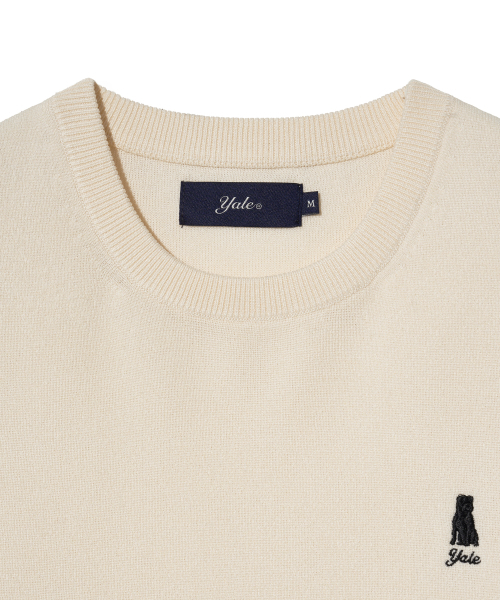 YALE（イェール）の「ウィメンズコンフォートクール半袖ニットクリーム（Tシャツ/カットソー・レディース・その他・S/M/L）」の3枚目の写真