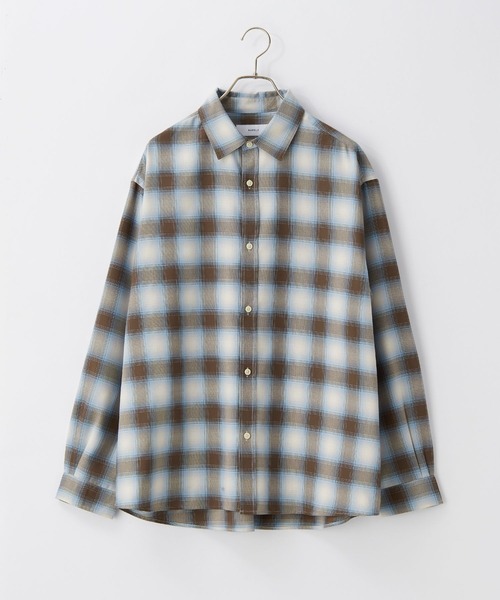 RAGEBLUE（レイジブルー）の「【Easy Care】Regular Collar Assort Check Shirt/TRアソートチェックシャツ（シャツ/ブラウス・メンズ・ブラック系その他/ホワイト系その他/ブルー系その他/ブラウン系その他/ピンク系その他・LARGE/MEDIUM）」の4枚目の写真