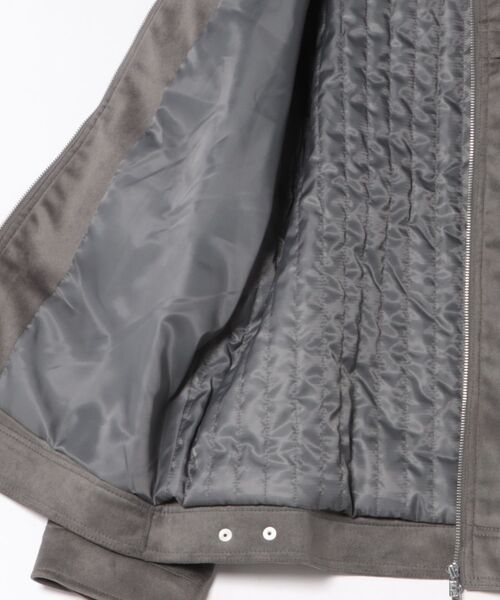 And Again(アンドアゲイン)の「And Again/スエードBiker ブルゾン(ブルゾン・メンズ・チャコール/ブラウン/ブラック・FREE)」の14枚目の写真