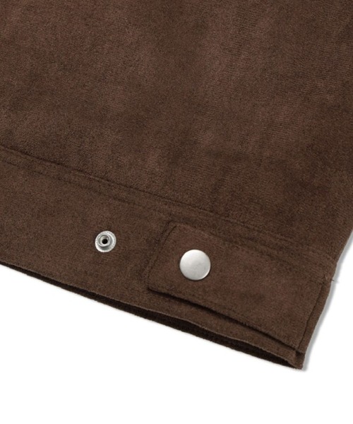 And Again(アンドアゲイン)の「And Again/スエードBiker ブルゾン(ブルゾン・メンズ・チャコール/ブラウン/ブラック・FREE)」の4枚目の写真