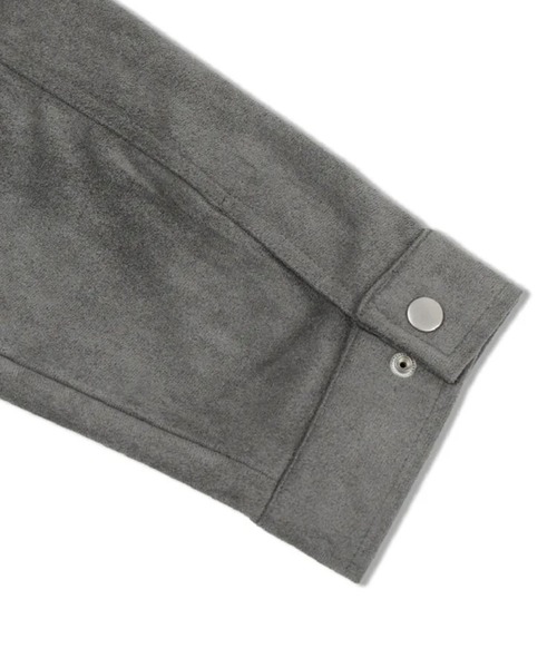 And Again(アンドアゲイン)の「And Again/スエードBiker ブルゾン(ブルゾン・メンズ・チャコール/ブラウン/ブラック・FREE)」の11枚目の写真