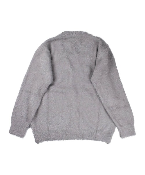 SWITCH BY ARCH（スイッチバイアーチ）の「★SWITCH by ARCH★Shaggy 編み Knit Cardigan（カーディガン/ボレロ・レディース・グレイッシュベージュ/アイボリー・FREE）」の6枚目の写真