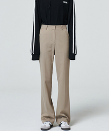 MALOUPE（マロップ）の「2112 セミワイドパンツ（ベージュ）（スラックス）」