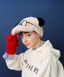 PANDAフェイクファーCAP