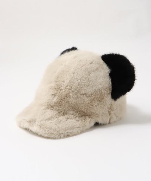 Three Four Time（ｽﾘｰﾌｫｰﾀｲﾑ）の「PANDAフェイクファーCAP（キャップ・レディース・その他2/その他1・FREE）」の10枚目の写真