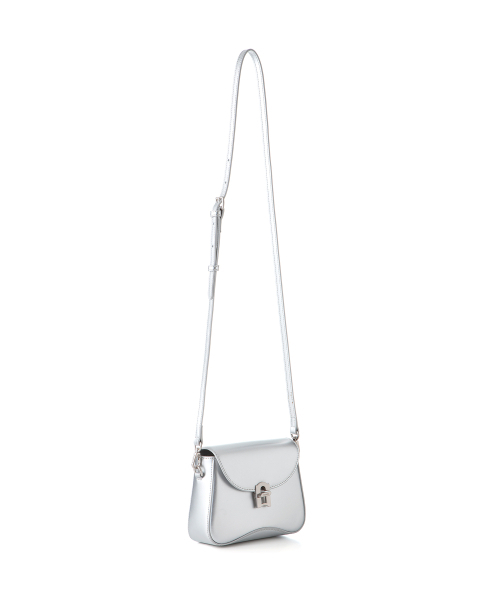 RAINBEE（レインビー）の「DEWY BAG_ SILVER（メッセンジャーバッグ・レディース・シルバー・FREE）」の2枚目の写真