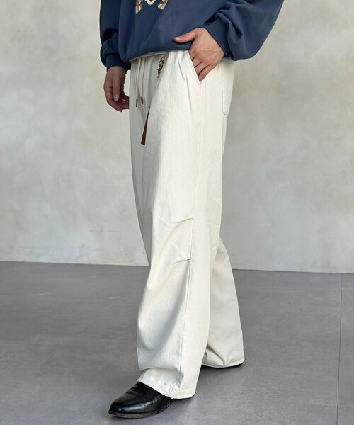 CPCM(シーピーシーエム)の「ストレッチツイルニータックパンツ(その他パンツ・メンズ・ネイビー/ブラック/アイボリー/カーキ・MEDIUM/LARGE)」の14枚目の写真