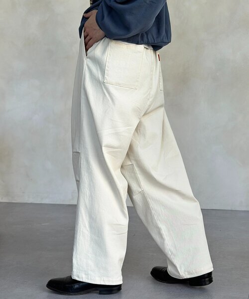 CPCM(シーピーシーエム)の「ストレッチツイルニータックパンツ(その他パンツ・メンズ・ネイビー/ブラック/アイボリー/カーキ・MEDIUM/LARGE)」の15枚目の写真