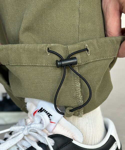 CPCM(シーピーシーエム)の「ストレッチツイルニータックパンツ(その他パンツ・メンズ・ネイビー/ブラック/アイボリー/カーキ・MEDIUM/LARGE)」の9枚目の写真